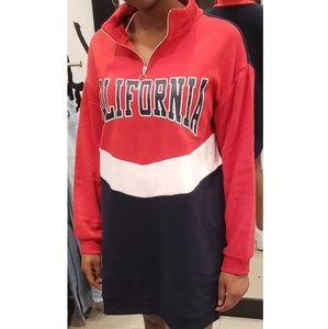 H&M California Long-sleeve Sweater Dress